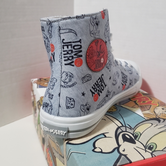 Peanuts Club Tom and Jerry High Top Sneakers - Picture 4 of 4